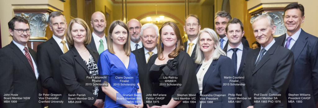 Cranfield VC, Board & 2015 Finalists